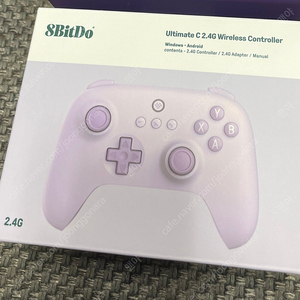 8bitdo Ultimate C 얼티메이트 2.4G 퍼플 무선 게임패드 미개봉