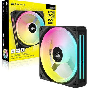 커세어 iCUE LINK QX120 RGB Expansion Kit 블랙 미개봉품 팝니다