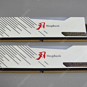 킹뱅크 ddr5 7600 하이닉스 A다이 화이트 튜닝램