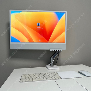 M1 아이맥 (VESA) / Ram 16 / SSD 2T / 휴먼스케일 모니터 거치대