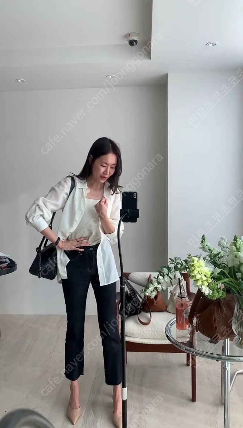 시에 sie 릴즈 리넨 루즈셔츠 쉘크림 새상품