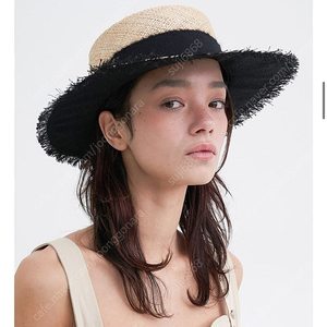 브라운 햇 Signature Boater Hat 시그니처 보터햇 새상품