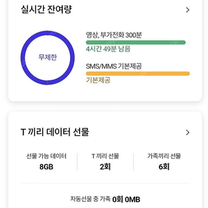sk 데이터 2기가 3천