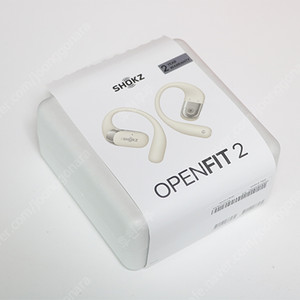 샥즈 오픈핏 2(Openfit 2) 오픈형이어폰, 베이지 컬러 미사용 새제품 판매.