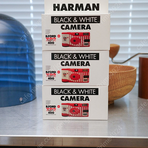 하만 일포드 일회용 흑백 카메라 3개 (HARMAN ILFORD XP2 400)