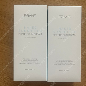 프란츠 선크림 2개 <미개봉, 새상품, 1개당 1만>