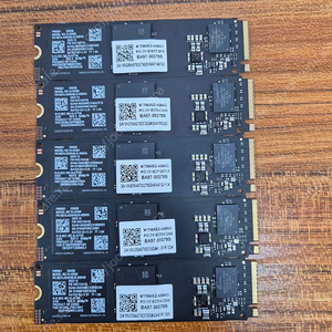 삼성 PM9B1 256GB SSD 탈거품 수량