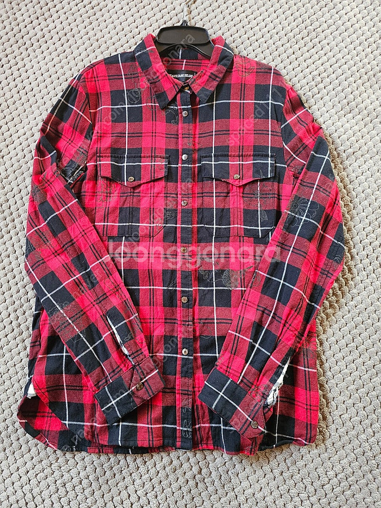 쟈딕앤볼테르 체크셔츠 (디럭스라인)--6