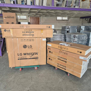 중고에어컨 미사용 LG 23년식 18평/5평/5평 인버터 냉방전용 220V 가정용 천장형에어컨(실:21년식 미사용박스)