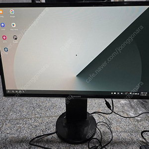삼성 24인치 LED모니터(피벗) 2대