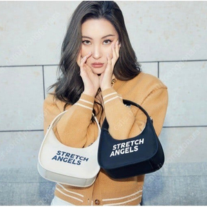 새상품 > [STRETCH ANGELS] 스트레치 엔젤스 호보백 미니참 블랙 크로스백 토트백 숄더백 핸드백