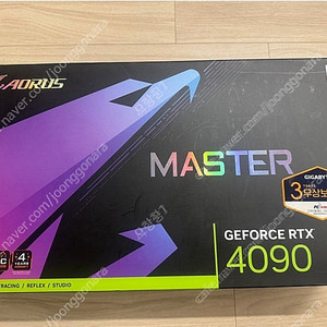 서울 직거래 그래픽카드 - 기가바이트 rtx 4090 어로스마스터 팝니다.