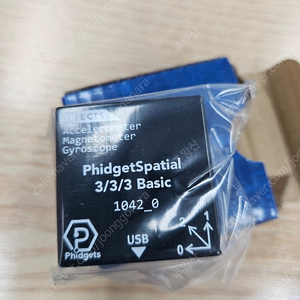 9축 USB IMU센서 -가속도계, 컴파스, 자이로 (PhidgetSpatial 3/3/3 Basic) 새상품 팝니다