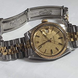 정품 ROLEX콤비 데이저스트 남자 18k엘로골드 1603 중고 010-3800-8572