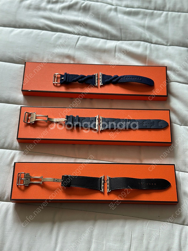 애플워치 에르메스 45mm, 46mm 킬림 디버클 네이...--0