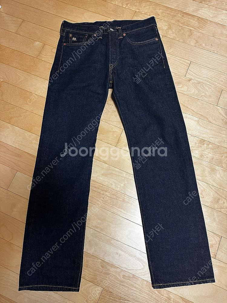 rrl 원스워시 셀비지 스트레이트 30x 30 실내1회...--0