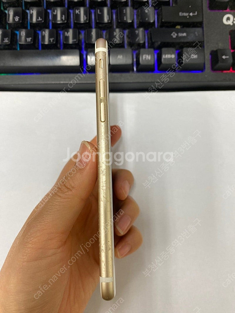 180282 아이폰6S 골드 16GB 무잔상+멍1개 배...--6