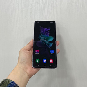 81528 갤럭시Z플립3 라벤더 256GB 부산 중고폰 팝니다 20만원