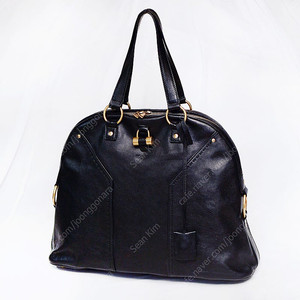 생로랑 (YSL) 뮤즈백 오버사이즈 금장 블랙 빅토트.숄더