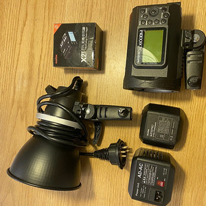 고독스 ad600bm + 연장헤드 + dc전원 + x2t동조기