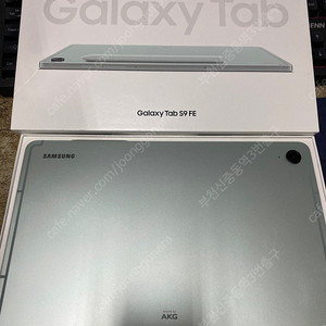 202795 새제품급 갤럭시탭S9FE 민트 특SSS급 128GB 와이파이용+터치펜 선물용추천 제조년일2025년1월 46만 부천