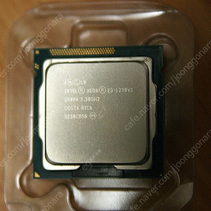 [팝니다] 제온 e3-1230v2 (4C8T, 3세대, 3.3~3.7ghz, 1155소켓) - 1.7만(송포)