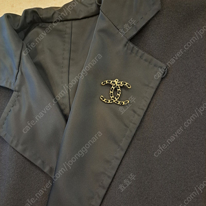 택포) 정품 샤넬 귀걸이 커스텀 로고 체인 브로치