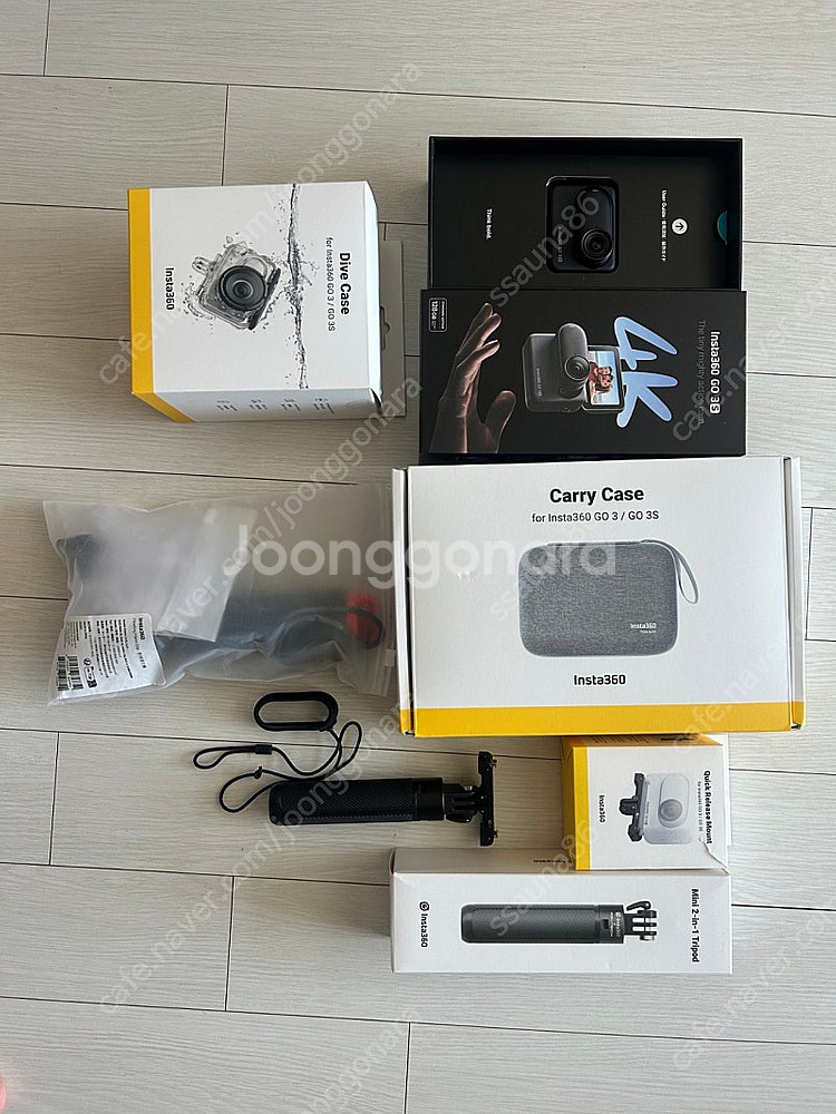 인스타360 go3s 블랙 128기가 팝니다.(SS급,...--0