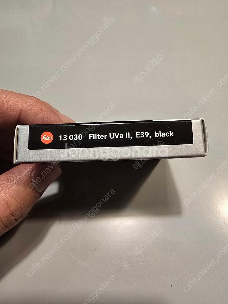 [Leica] M렌즈용 UV필터 (E39, 블랙)--1