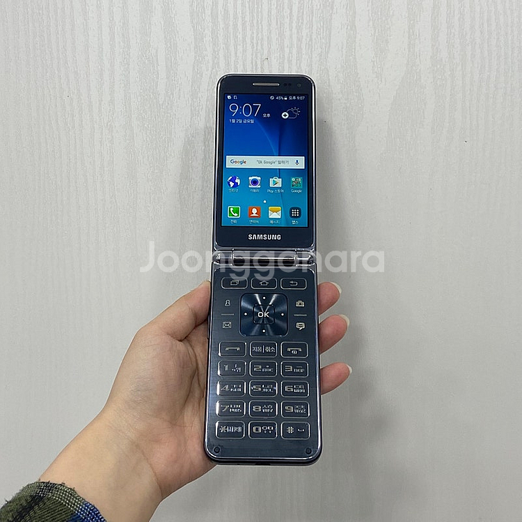 81454 갤럭시폴더 블랙 A급 부산 중고폰 팝니다 5...--1