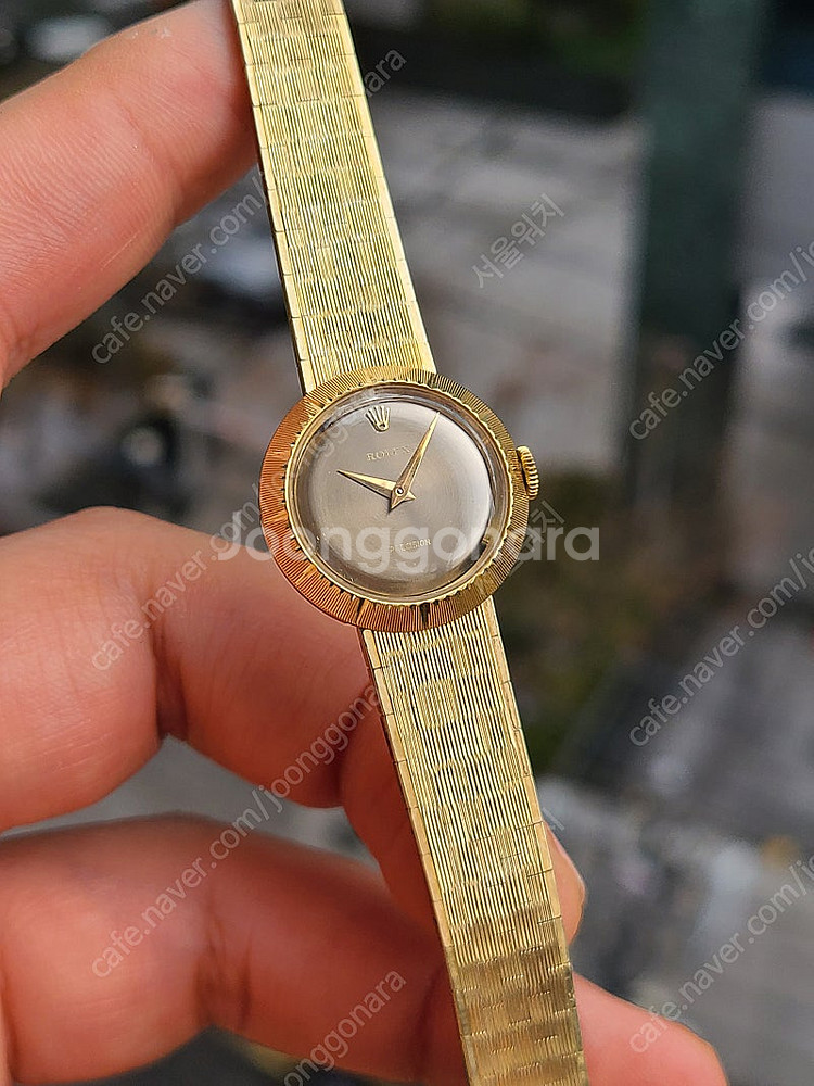 [정품] 롤렉스 셀리니 오벌형 UFO 케이스 18K 금...--3