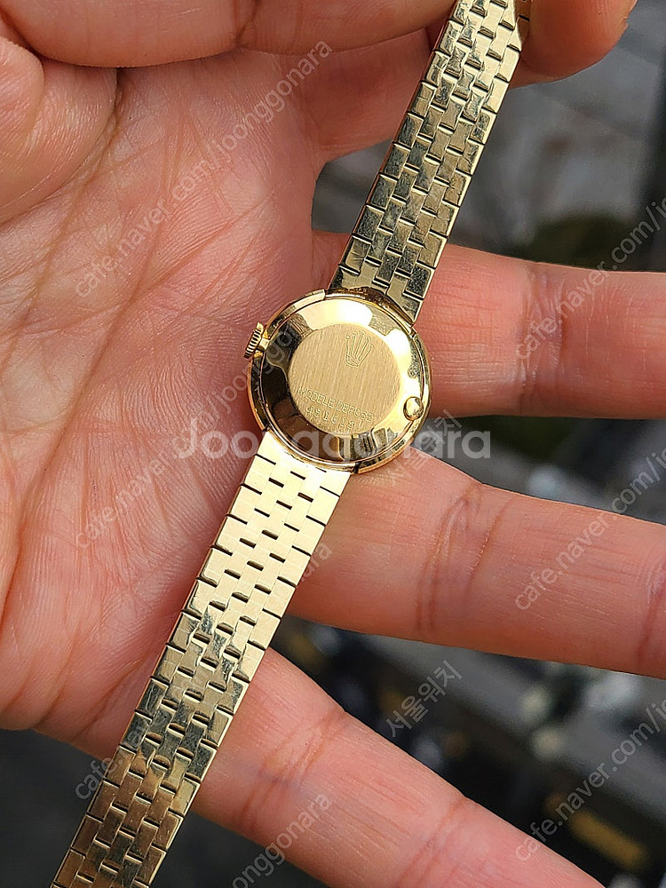 [정품] 롤렉스 셀리니 오벌형 UFO 케이스 18K 금...--5