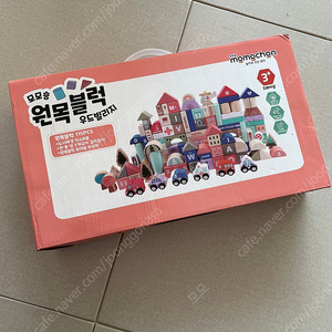 모모숑 우드빌리지 원목블럭 115p 미개봉 새제품