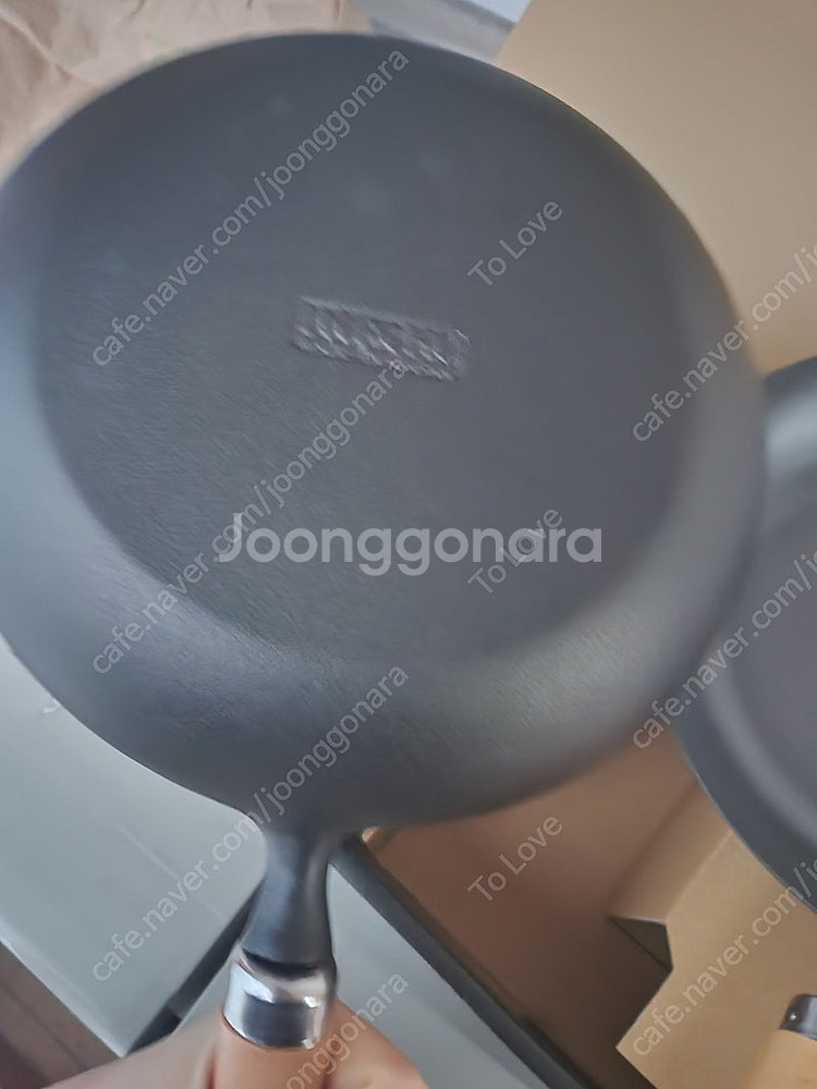 이와츄 나무 손잡이 프라이팬 오믈렛팬 24 /무쇠팬 철...--3