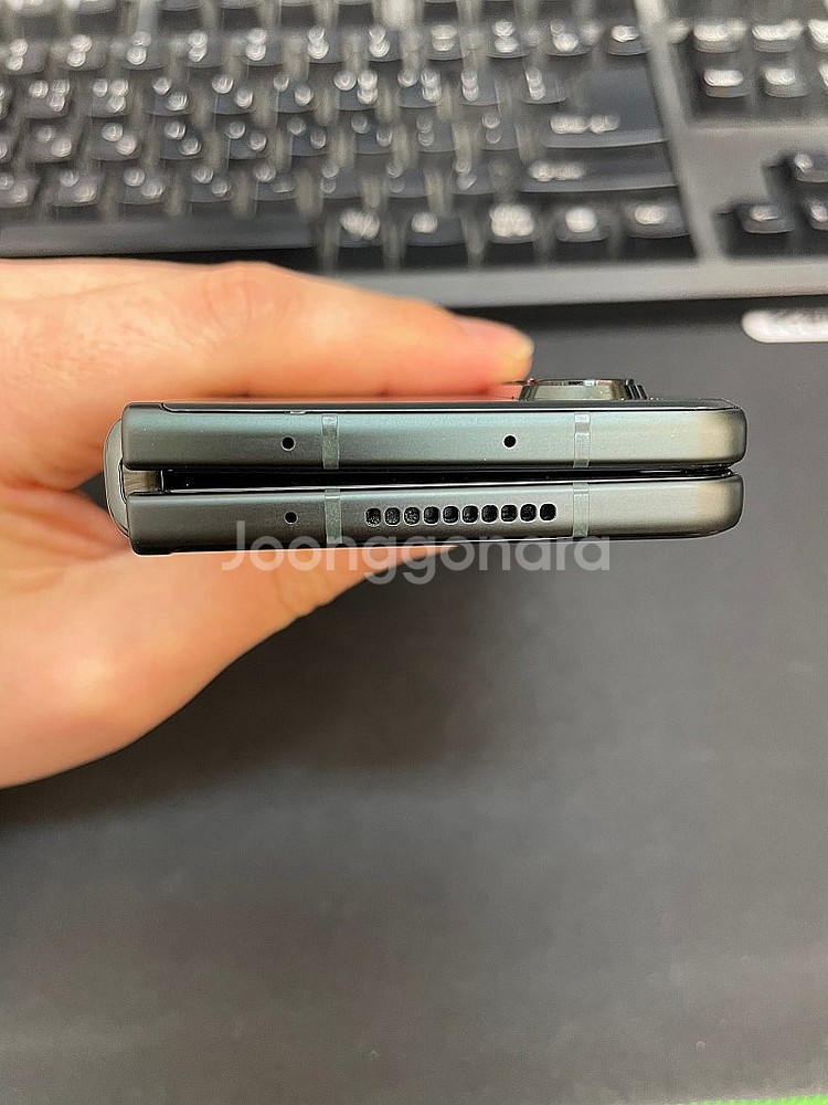 갤럭시Z폴드3 그린 256GB 무잔상 상태좋은 중고37...--3
