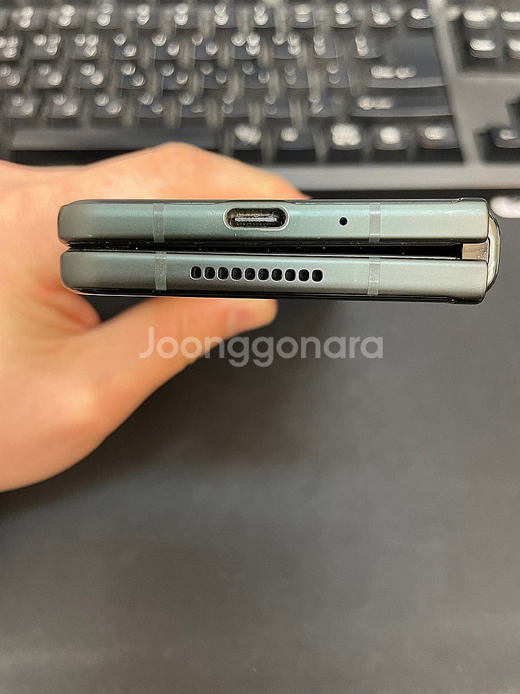 갤럭시Z폴드3 그린 256GB 무잔상 상태좋은 중고37...--5