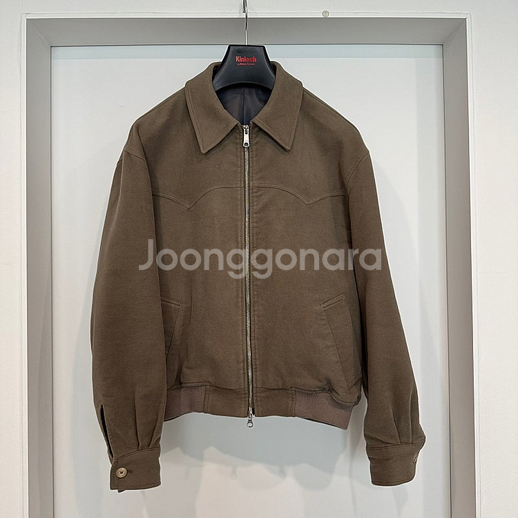 브라운야드 23FW 몰스킨 웨스턴 자켓 올리브 그레이 ...--4