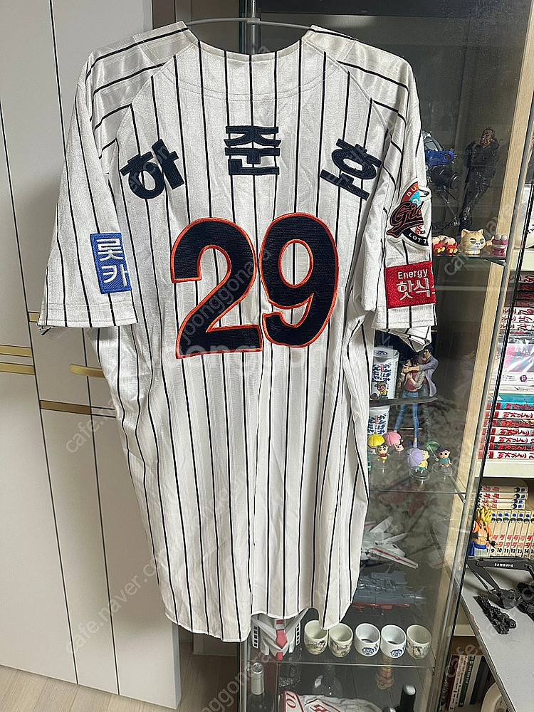 롯데자이언츠 하준호 실착유니폼--0