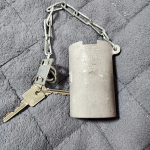 미군 군용 무기고 자물쇠 1976년산 (미사용) 보안 잠금으로 사용가능