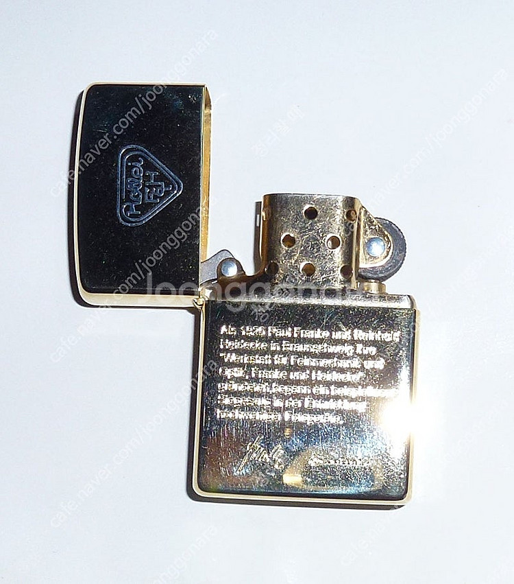 롤라이 밀레니엄 기념 금 도금 Zippo 라이터.--3