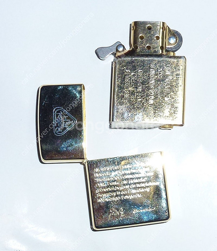 롤라이 밀레니엄 기념 금 도금 Zippo 라이터.--5
