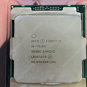 i9 7920x CPU 단품 판매합니다