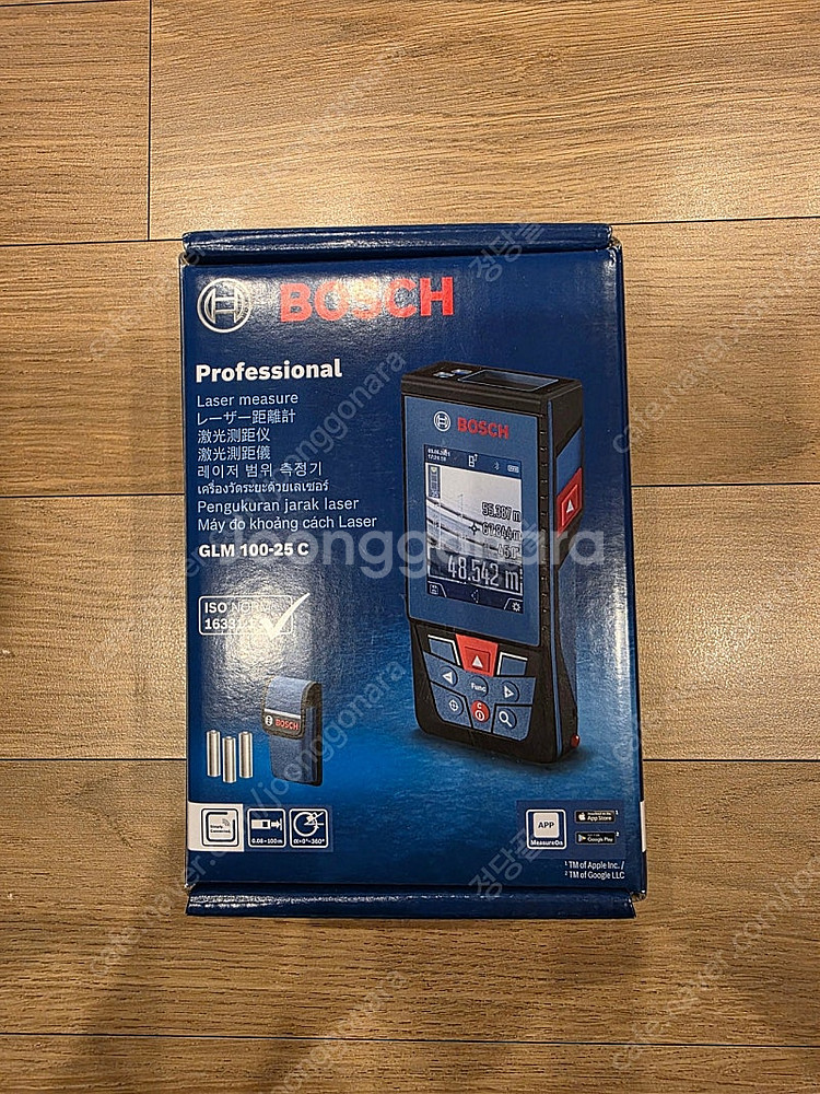 보쉬 GLM100-25C 레이저 거리측정기 판매합니다--0