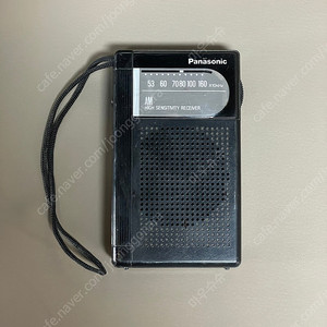 (작동품) 파나소닉 AM 라디오 휴대용 R-1006 건전지 포함