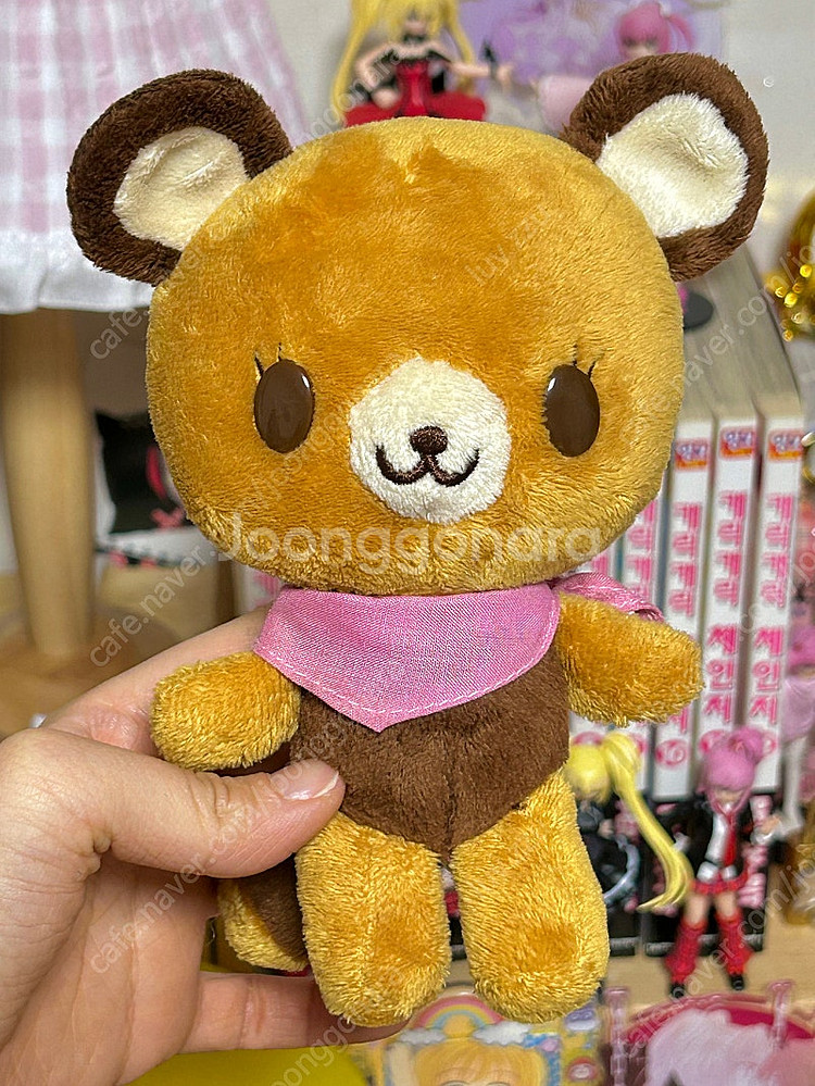 고전 산리오 산엑스 핑크 테노리쿠마 인형--0