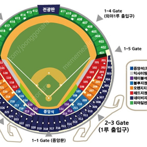 5/3 lg ssg 3루 네이비석 324블럭 통로2연석