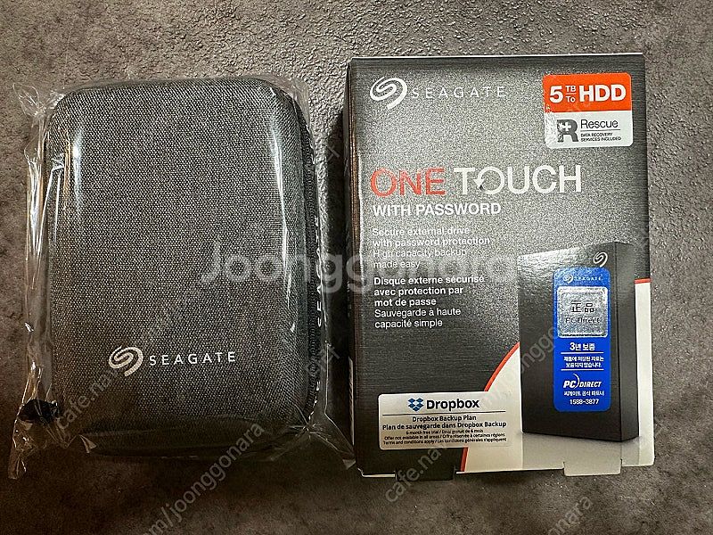 시게이트 원터치 One Touch HDD 5TB, 미개...--0