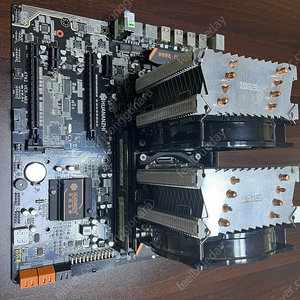 판매 제온 E5-2690V2 x 2, 듀얼 CPU 메인보드, DDR3 16G x 4EA