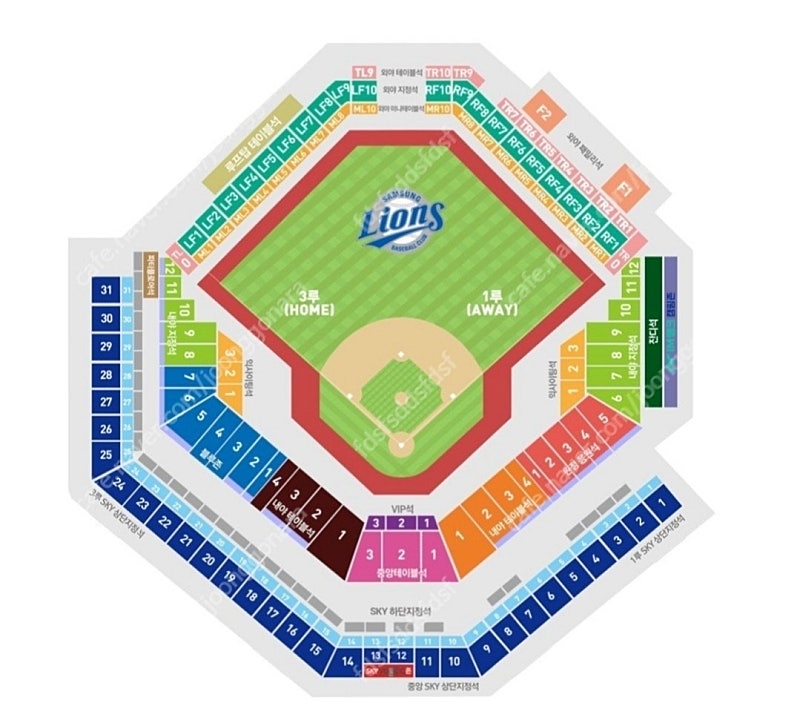 5월2일,3일,4일 5/2, 5/3, 5/4 삼성라이온즈 vs 두산베어스 중앙스카이 외야지정석 2연석/3연석/4연석/5연석/6연석 삼성 두산