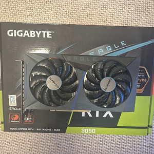 RTX 3050 팝니다 . A/s 남음